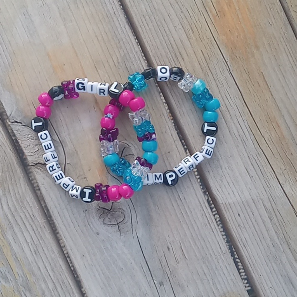 Handmade matching bf and gf bracelets.